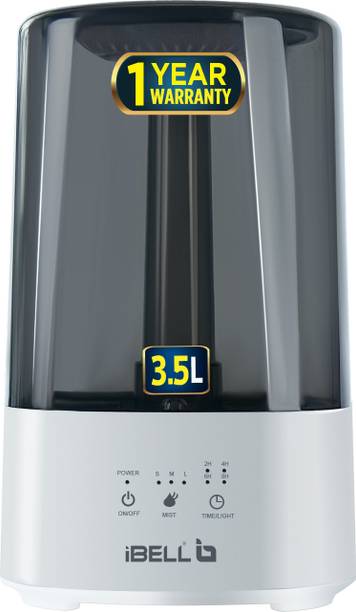 iBELL Room Humidifier HU350P ,3.5L,Adjustable Mist Control,Ambience Lights,360°,Ultra Quiet Humidifier