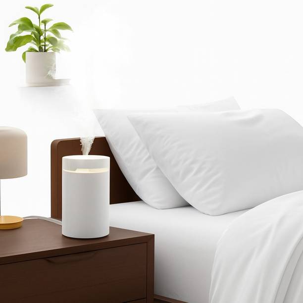 BabaBliss Room Ultrasonic Room Humidifier 200 ml Cool Mist for Bedroom Office with Night Light Humidifier