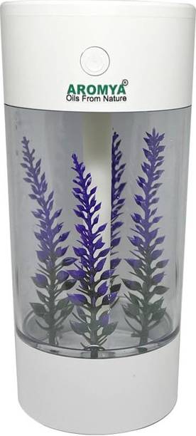 TheAromya Room Decorative Lavender Landscape Humidifier with LED Light -(White) Humidifier