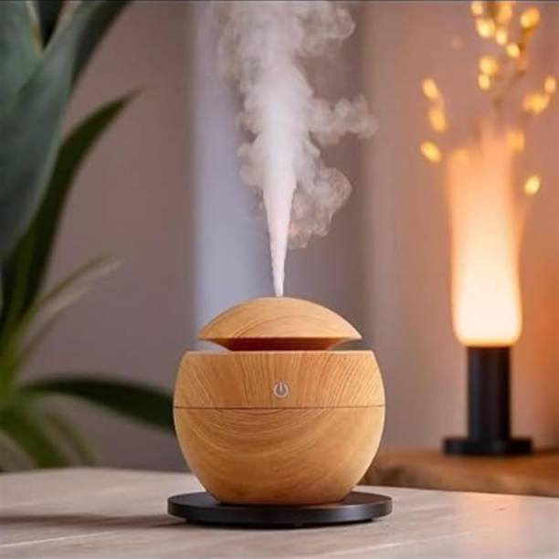 JINANSH Room Ultrasonic Aroma Diffuser & Humidifier | Wooden Finish Essential Oil Diffuser Humidifier