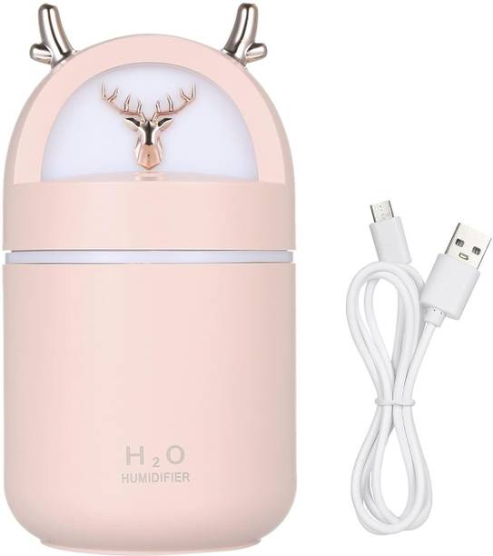 Divyanshi Room 280ML Ultrasonic Air Humidifier Aroma Diffuser USB Mist Maker with Auto Shut Off Humidifier