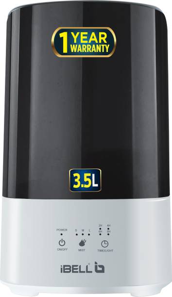 iBELL Room Humidifier HU350P ,3.5L,Ultra Quiet,Adjustable Mist Control,Ambience Lights,360° Humidifier
