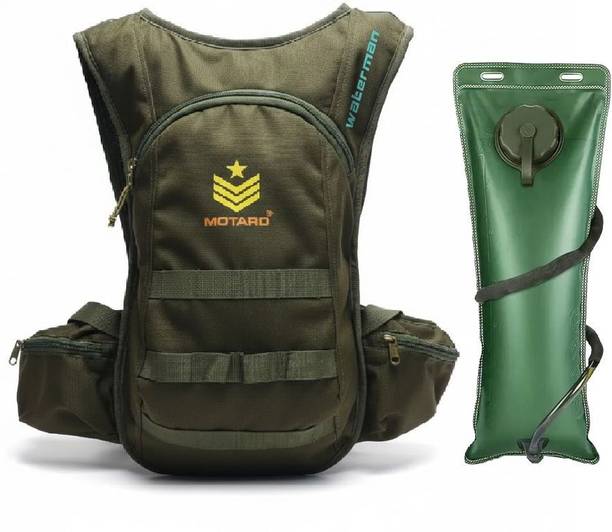 Motard Waterman H20 Hydration Tactical Backpack Olive Green with 3L Hydration Pack