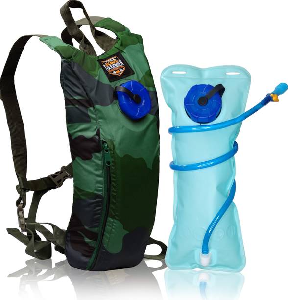 RHINOKraft Tactical Design Light Weight with 2 Litre Water Bladder Storage Hydration Pack