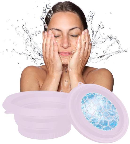 KINETRA 1 L Silicone Face Ice Bowl for Cold Skin Care Ice Bucket