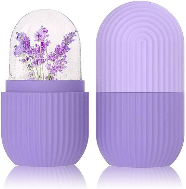 Priyank 0.2 L Silicone Reusable Ice Roller for Face Massage Dark Circles & Skincare Glowing Skin Ice Bucket