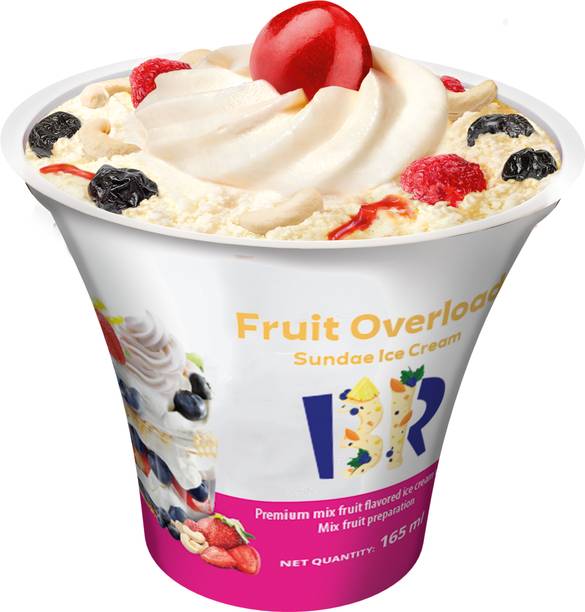Baskin Robbins Fruit Overload Sundae Ice Cream  (165 ml)