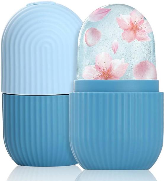 Elara Collective Silicone Ice Face Rolle Blue Silicone Ice Ball Tray
