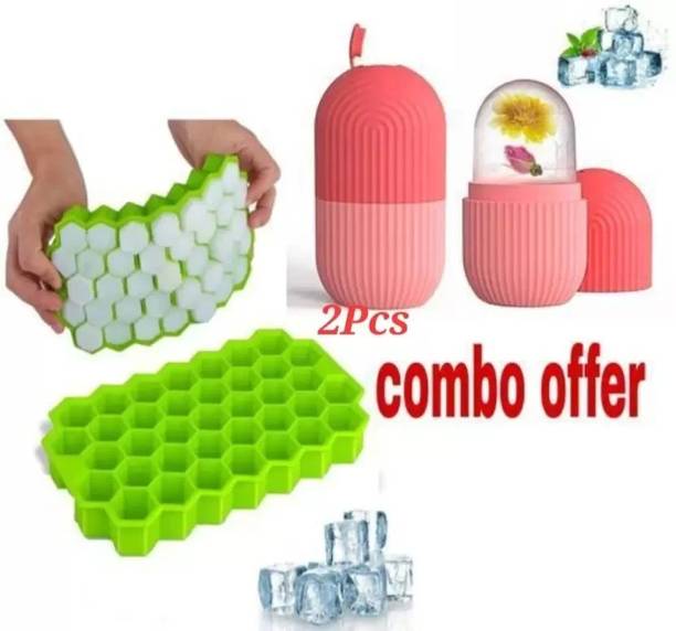 divyesh Ice Roller and ice cube tray Multicolor Silicone Ice Cube Tray