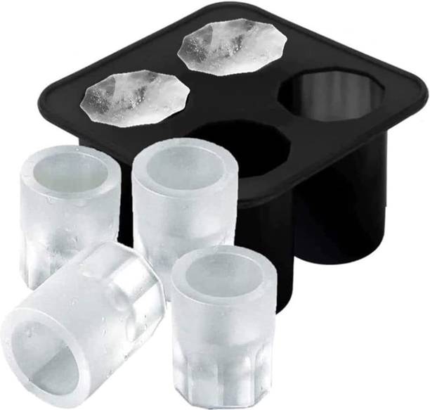 2Mech Black Silicone Ice Cube Tray