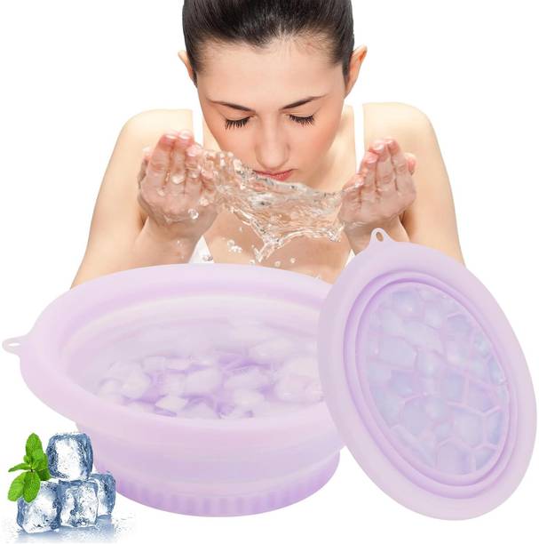Amirate Face Massage Bowl for Ice Water Therapy | Skin Tightening & Glow Tool Professional Facial Steamer