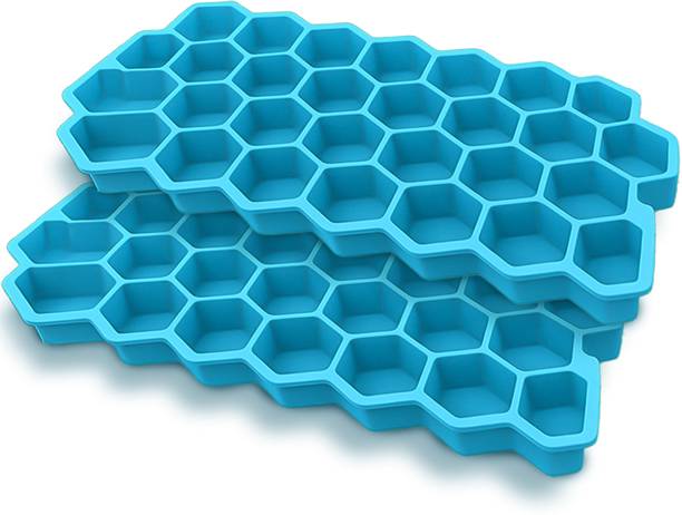 GRISHVA Ice-Cube-Tray-02 Blue Silicone Ice Cube Tray