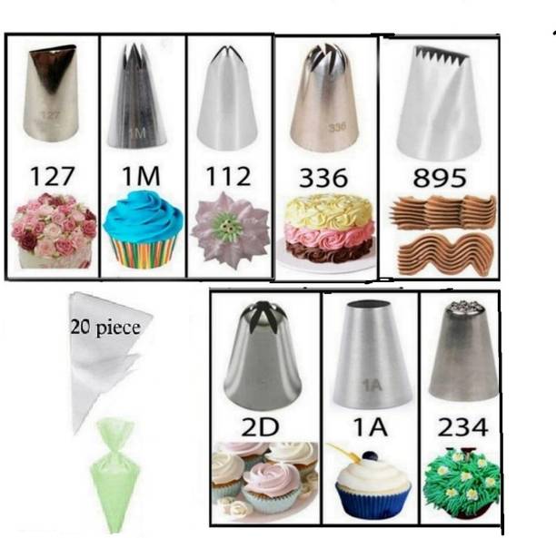 NZL RKE_NZ 8 PP 20 Stainless Steel Multi-opening Icing Nozzle