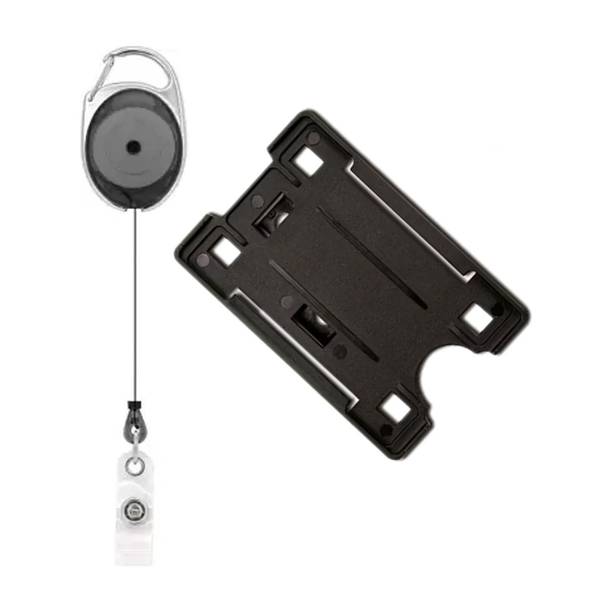 Dcenterprises Plastic ID Badge Holder, ID Badge Reel