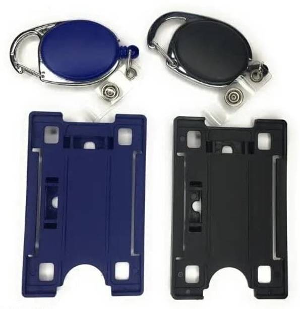 I CARDE Plastic ID Badge Holder, ID Badge Reel