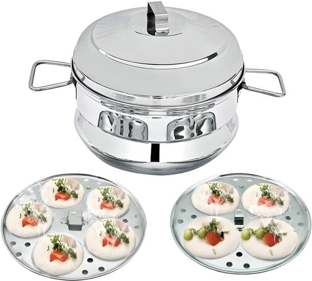 AadiVeer Stainless Steel Premium Idli Cooker | Idli Pot Induction & Standard Idli Maker