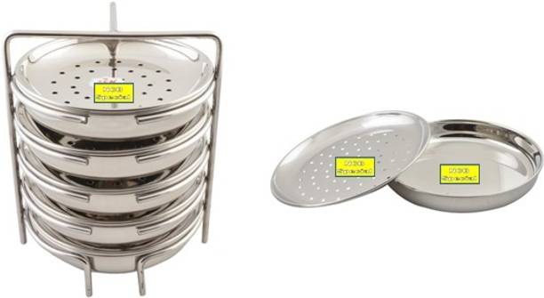 NCB NCB-DOKLA STAND(PLATE IDLI PLATE-5 AND IDIYAPPAM PLATE-5)STAND-1 Induction & Standard Idli Maker