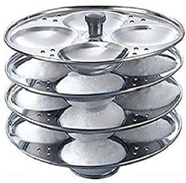 SAIMAA Stainless Steel Idly Cooker| Induction and Gas Stove Compatible Idli Maker Induction Idli Maker