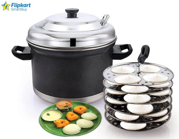 Flipkart स्मार्टबाय Stainless Steel Colored 1PC Idli Cooker इंडक्शन & स्टैंडर्ड इडली मेकर