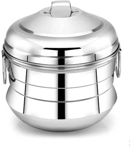 subaa Stainless Steel Idly Pot Induction type, Idly Steamer/Maker (2 Plate;14 Idly) Induction & Standard Idli Maker