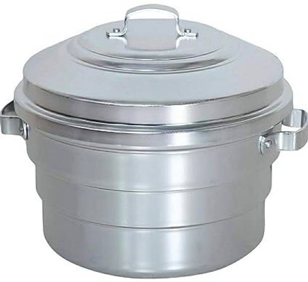 AGROMARK Aluminium Idly/Idiyappam Maker-Steamer-Cooker (Hard-Anodized Aluminum)17 Iddlies Induction Idli Maker