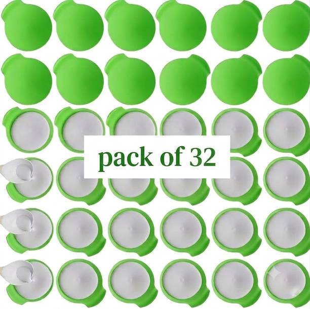 Hirparax 32-Piece Silicone Idli Maker Mould Set Microwave Idli Maker