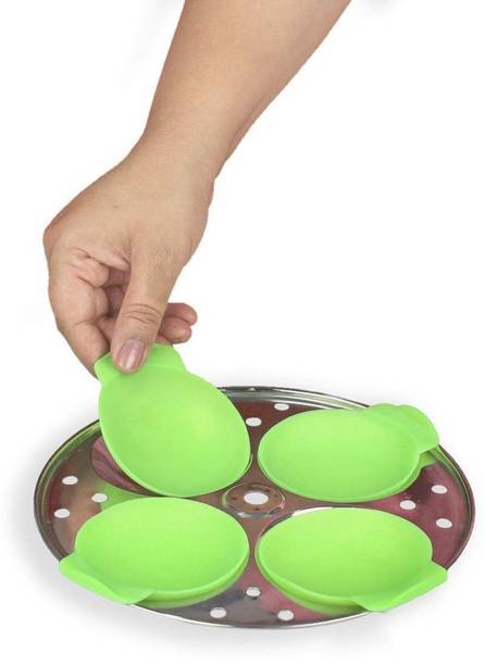 रपनक Idli Moulds / Premium Material Silcion / Idli Maker/ Muffin Cake Cup इंडक्शन इडली मेकर
