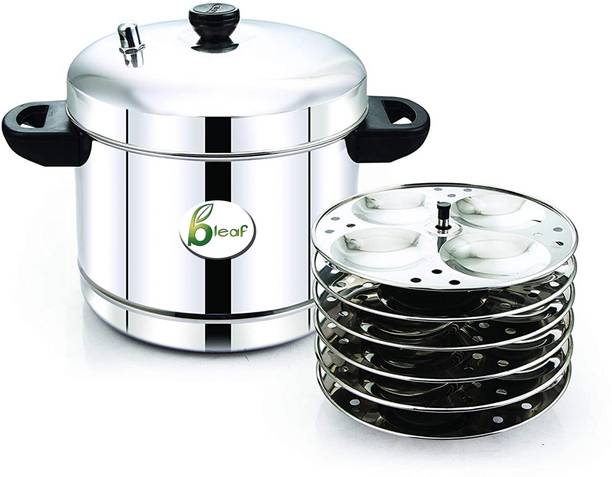 Bleaf Idli Cooker with 6 plate Regular Idlies Induction & Standard Idli Maker
