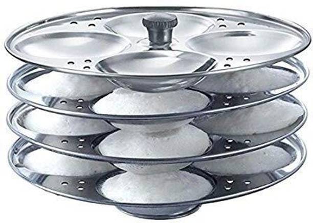 EDBIRET Induction BaseSteel 4 Tier Idli Maker Induction Idli Maker