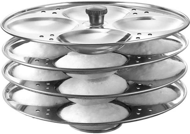 Bleaf 4 Plate Regular Idli Stand (4 Plates 16 Idli) Induction & Standard Idli Maker