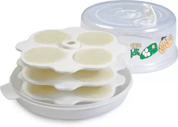 NAYASA 4 in 1 Steam Idli Maker Orange Color Microwave Idli Maker