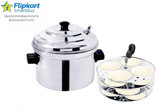 Flipkart SmartBuy Stainless Steel Idly Maker 4 Plates, 16 idlies Induction & Standard Idli Maker