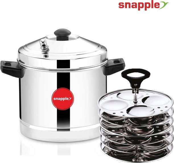 Snapple SteamO-6P Stainless Steel Idli Maker / Cooker Induction & Standard Idli Maker