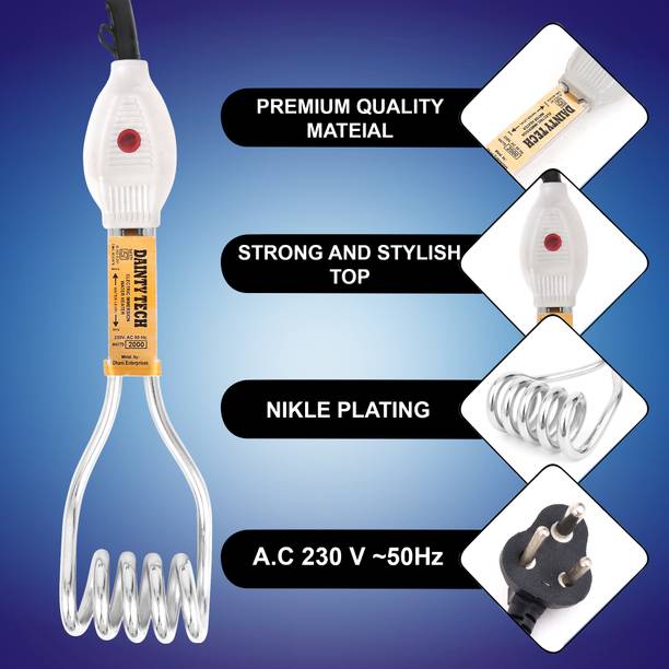 Zlymo 2023 Premium Quality ISI Certified Heating Indicator 1 year Warranty L11G-IR140 2000 W Immersion Heater Rod