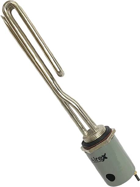 Airex Copper 3000W Nickle Plating Solar Panel Element With Thermostat Pocket 3000 W Immersion Heater Rod