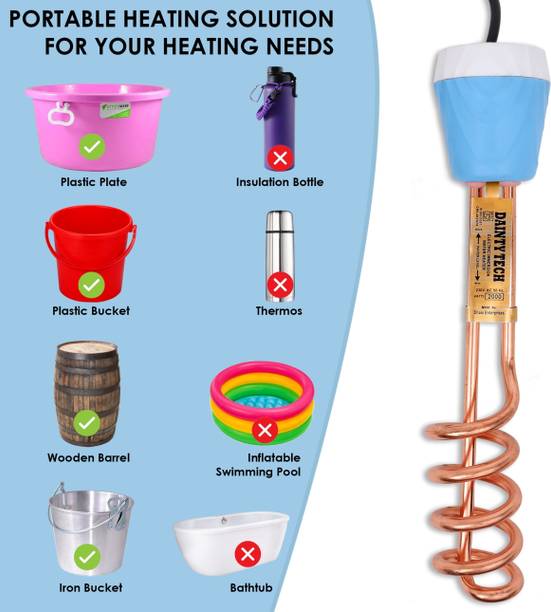 Tenmar Pure Copper Classic-IR112 2000 W Shock Proof Immersion Heater Rod