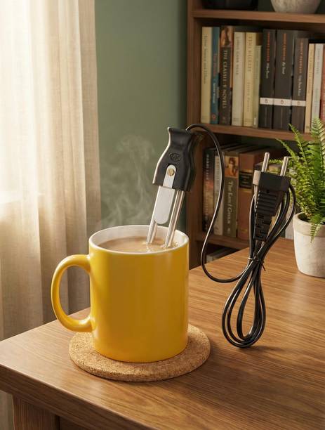 Hiru Electric Mini Instant Immersion Rod Water Heater, Small Portable Tea Coffee Milk Soup Mug Cup Heater Warmer 250 W Immersion Heater Rod