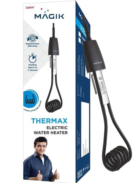 Magik Thermax Electric Water Heater with Special ARS Coating 1000 W Shock Proof Immersion Heater Rod