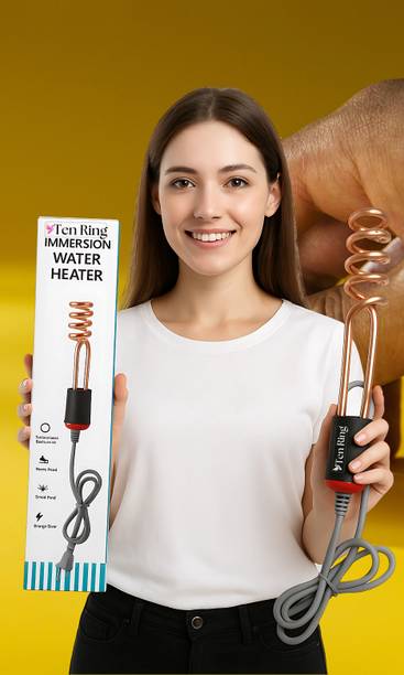 Ten Ring 2000W Copper Coil Water Heater Easy to Use 2000 W Shock Proof Immersion Heater Rod