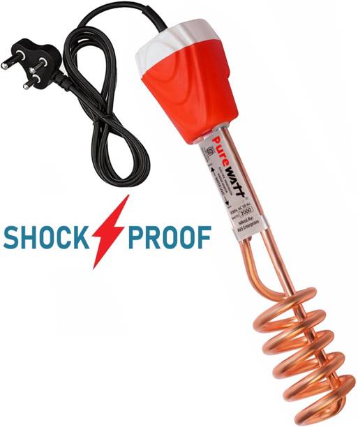 Pure Watt AV034 Copper Water Heater For Home 1500 W Shock Proof Immersion Heater Rod