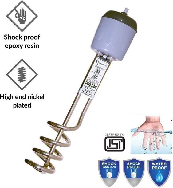Starbust ISI Mark Shock-Proof & Water-Proof STGY1 Copper 1000 W Shock Proof Immersion Heater Rod