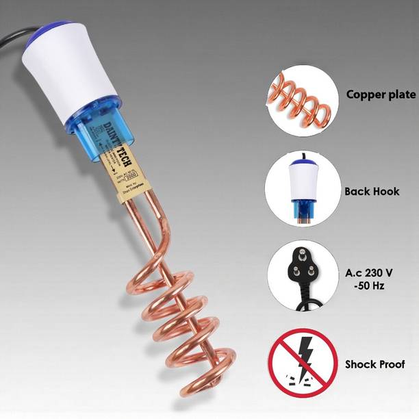 Dainty TECH Submersible Copper DT13 2000 W Shock Proof Immersion Heater Rod