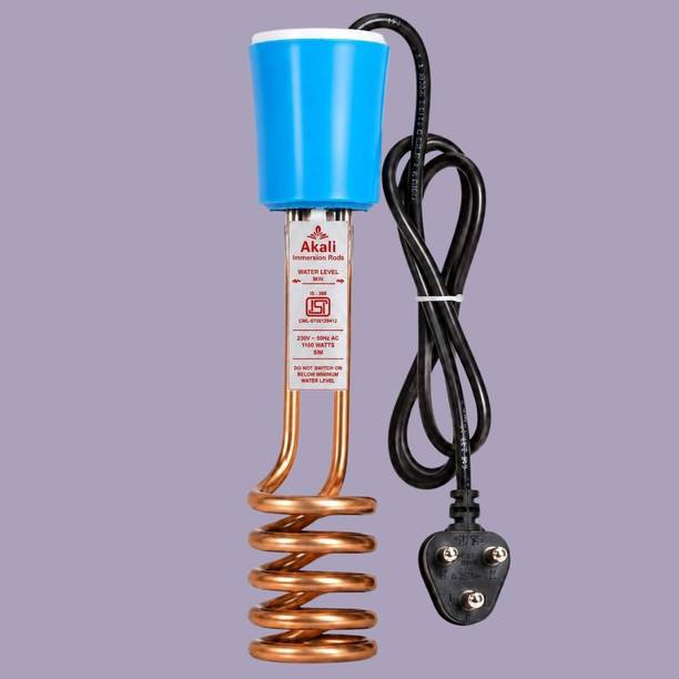 AKALI Shockproof Water Heater for Bathroom, ISI Mark Instant Hot Water_12 1000 W Shock Proof Immersion Heater Rod