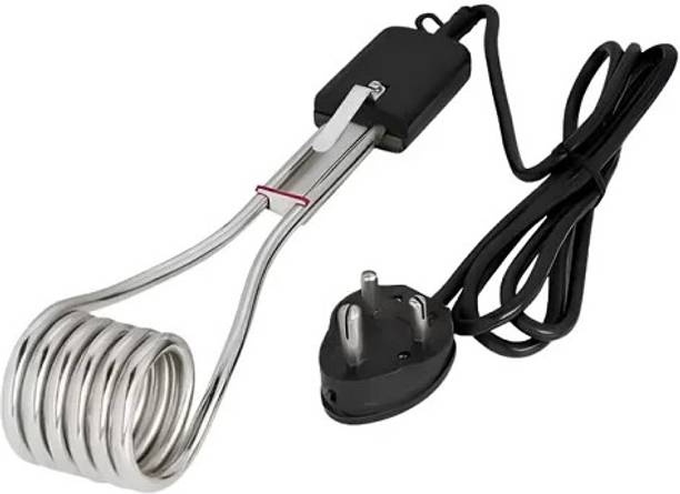 huda studio Mini Electric Beverage Warmer with Power Cord | Portable Coffee Heater Plate 1000 W Shock Proof Immersion Heater Rod