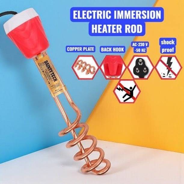 MMTELECOM Shock proof & Water proof RR Copper PRO07 2000 W Shock Proof Immersion Heater Rod