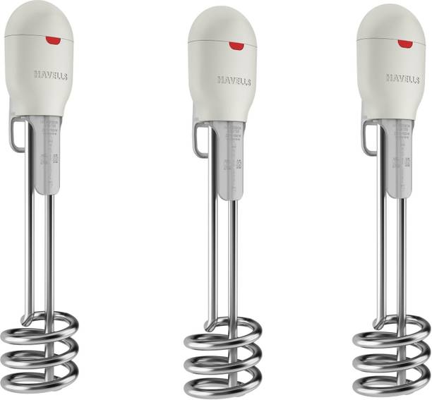HAVELLS Zeta Immersion Heater. Touch Protection Cover,Waterproof (pack-3) 1500 W Immersion Heater Rod