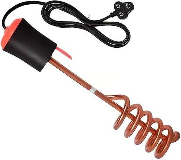 Zlymo AV022 Copper Water Heater For Home-IR201 1500 W Shock Proof Immersion Heater Rod
