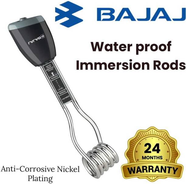 बजाज Water Proof & Shock Proof ! Immersion Heater Rod [ With Anti-Corrosive Nickel ] 1500 W इमर्शन हीटर रॉड