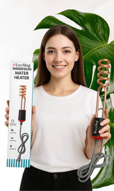 Ten Ring 2000W Copper Coil Water Heater for Daily Hot Water 2000 W Shock Proof Immersion Heater Rod