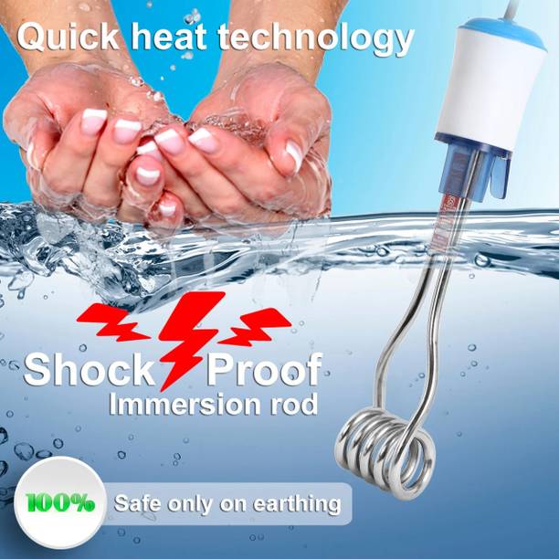 MMTELECOM 100% Nickel Waterproof 2000 W Shock Proof Immersion Heater Rod Water Heater Rod 2000 W Shock Proof Immersion Heater Rod
